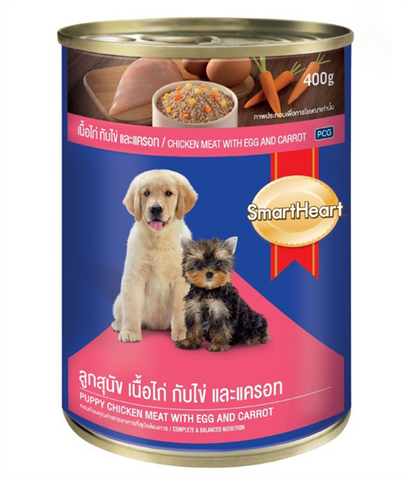  Pate Chó Lớn SmartHeart Lon 400g - Nhiều Vị 