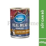  Pate Cho Mèo Snappy Tom Real Fish - Lon 400g 