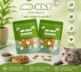  Bánh Thưởng Cá Canip Biscuits MiKat Cho Mèo Giảm Búi Lông, Hôi Miêng, Sạch Răng - 50gr 
