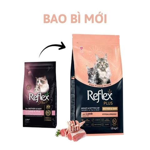  Hạt Cho Mèo Giúp Tiêu Búi Lông Reflex Plus HairBall Gói 1.5KG 