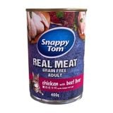  Pate Cho Mèo Snappy Tom Real Fish - Lon 400g 