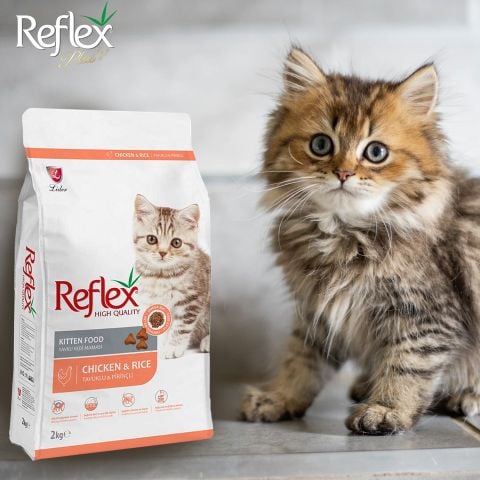  [thanh lý]Hạt Cho Mèo Con Reflex Kitten Bao 15kg - Vị Gà&Gạo - [Nông Trại Thú Cưng] 