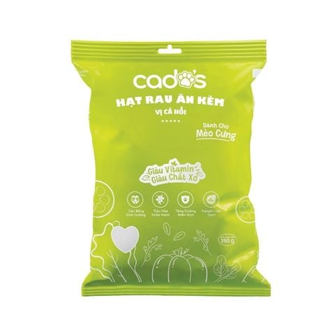  Cado's Hạt Rau Ăn Kèm Dành Cho Mèo - Vị Cá Hồi 150g 