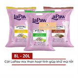  [15L] Cát Mèo LaPaw Đất Sét Mix Than Hoạt Tính - Nhiều Mùi 