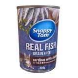  Pate Cho Mèo Snappy Tom Real Fish - Lon 400g 