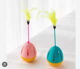  Đồ Chơi Trứng Lật Đật Lông Vũ Có Chuông Cho Mèo 