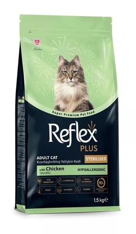  Hạt Cho Mèo Giúp Tiêu Búi Lông Reflex Plus HairBall Gói 1.5KG 