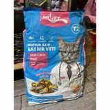  Hạt Mr.Vet Cho Mèo Mọi Lứa Tuổi Mix Topping Sấy Khô T2 - Bao 10kg 