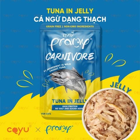  Pate Cao Cấp Tại Thái Pramy Carnivore Giàu Đạm Cho Mèo - 70Gr 