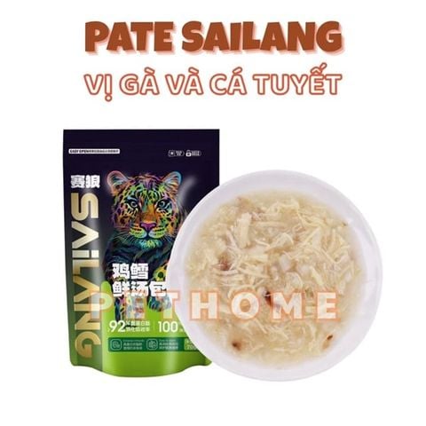  Pate Mèo SaiLang Gói 70G Ngon Bổ, Mèo Ăn Ngon,Hỗ Trợ Tiêu Hóa Và Đề Kháng 