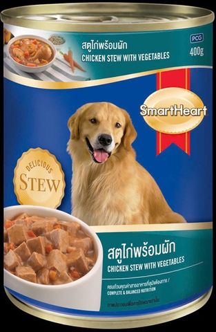  Pate Chó Lớn SmartHeart Lon 400g - Nhiều Vị 