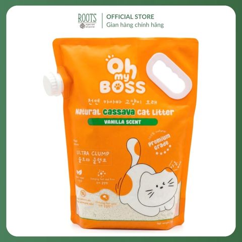  Cát Đậu Nành Tự Nhiên OH MY BOSS (Hương Sữa) - Natural Tofu Cat Litter (2.5kg) 