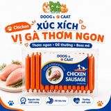  Xúc Xích Cho Chó Mèo Doog & Caat Giàu Vitamin (30 cây*15g) - Nhiều Vị 