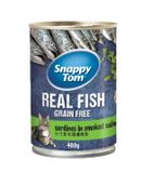  Pate Cho Mèo Snappy Tom Real Fish - Lon 400g 