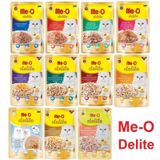  [THÙNG 48 GÓI] Pate Mèo Me-O Delite Gói 70Gr Mix 9 Vị 