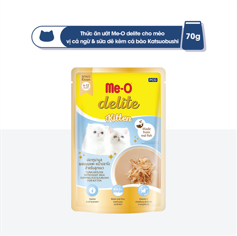  Pate Cho Mèo Me-O Delite (Cao Cấp) Gói 70Gr 
