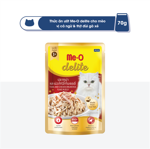  Pate Cho Mèo Me-O Delite (Cao Cấp) Gói 70Gr 