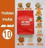  Hạt Mi-Kat Mix 10 Loại Thịt, Rau Quả Tươi Cho Mèo 200g 