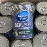  Pate Cho Mèo Snappy Tom Real Fish - Lon 400g 