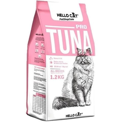  Thức Ăn Hạt Cho Mèo Mọi Lứa Tuổi Hello Cat - 1.2KG 