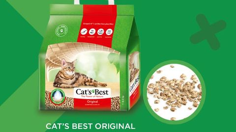  Cát Gỗ CAT’S BEST ORIGINAL - Cát Vệ Sinh Hữu Cơ Siêu Vón, Khử Mùi Và Vi Trùng 5L/10L/30L 