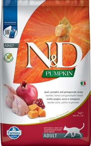  Hạt N&D Adult Cao Cấp Cho Mèo Lớn (Ý) Túi Re-pack - Nhiều Vị 