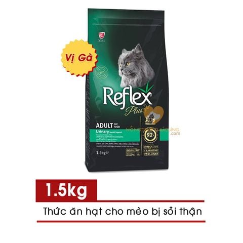  Hạt Cho Mèo Giúp Tiêu Búi Lông Reflex Plus HairBall Gói 1.5KG 