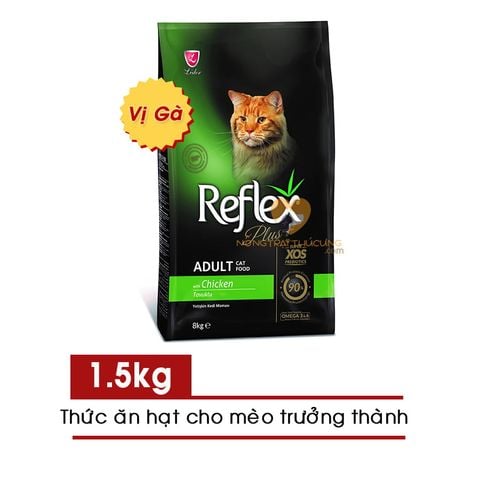  Hạt Cho Mèo Giúp Tiêu Búi Lông Reflex Plus HairBall Gói 1.5KG 