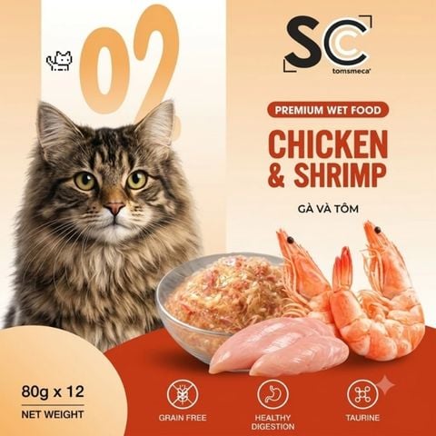  Pate SC Dinh Dưỡng Cho Mèo Mọi Lứa Tuổi Gói 80g 