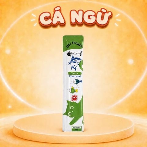  Súp Thưởng Cho Mèo GEMLUCKY, Dễ Tiêu Hóa, Dinh Dưỡng Mọi Lứa Tuổi 15g 