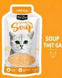  Pate Cho Mèo KitCat Savoury Soup Dạng Súp Xớ Gà - Gói 50g 