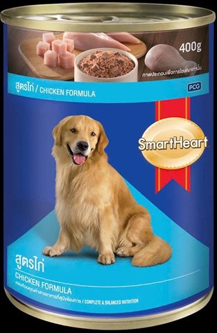  Pate Chó Lớn SmartHeart Lon 400g - Nhiều Vị 