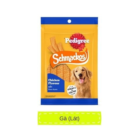 Bánh Snack- Bánh Thưởng Cho Chó Pedigree Schmackos 70g - Nhiều Vị 