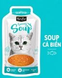  Pate Cho Mèo KitCat Savoury Soup Dạng Súp Xớ Gà - Gói 50g 