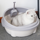  Khay Vệ Sinh Cho Mèo Hình Tròn (Tặng Kèm Xẻng) - Size Nhỏ 30cm 