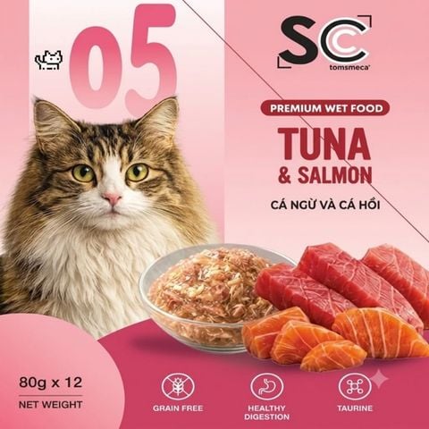  Pate SC Dinh Dưỡng Cho Mèo Mọi Lứa Tuổi Gói 80g 