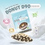  Hạt Donut D90 PetQ Phù Hợp Cho Mèo Kén Ăn (Mix Topping Gà Viên) 200g 