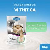  Pate Sữa Dê Faenbei Cho Mèo Từ 3 Tháng Tuổi, Giúp Tốt Cho Hệ Tiêu Hóa - 85g 