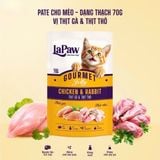  Pate Lapaw Gourmet Jelly Cho Mèo Mọi Lứa Tuổi Dạng Thạch - Gói 70g 