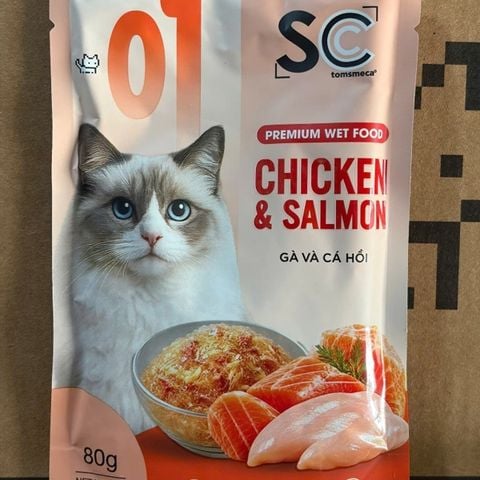  Pate SC Dinh Dưỡng Cho Mèo Mọi Lứa Tuổi Gói 80g 