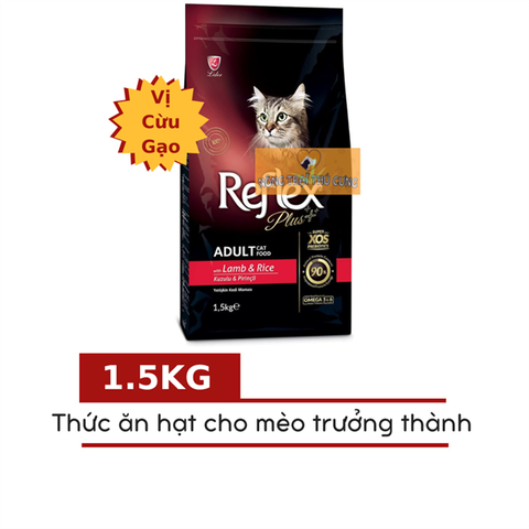  Hạt Cho Mèo Giúp Tiêu Búi Lông Reflex Plus HairBall Gói 1.5KG 