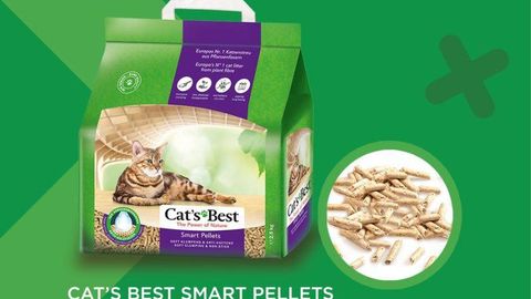  Cát Gỗ CAT’S BEST - Cát Vệ Sinh Hữu Cơ Vón Cục Mèo Lông Dài CAT’S BEST SMART PELLETS - 5L/10L 