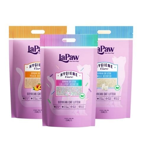  Cát Đậu Nành Cho Mèo LaPaw Cao Cấp 2.5kg 
