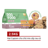  Hạt Cho Chó Captain 5in1 (Mix Bồ Câu, Bánh Rau Củ,...) Phù Hợp Mọi Độ Tuổi, Mọi Giống Chó 
