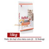  [thanh lý]Hạt Cho Mèo Con Reflex Kitten Bao 15kg - Vị Gà&Gạo - [Nông Trại Thú Cưng] 