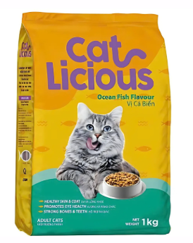 Hạt Cho Mèo Trưởng Thành Cat Licious - Vị Cá Biển 