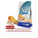  Thức Ăn Hạt N&D Cod and Orange Cho Mèo Lớn - Vị Cá Tuyết, Cam 