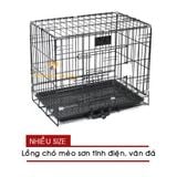  Lồng Vân Đá – Lồng Sắt Sơn Tĩnh Điện Cho Chó Mèo – Nhiều Size 