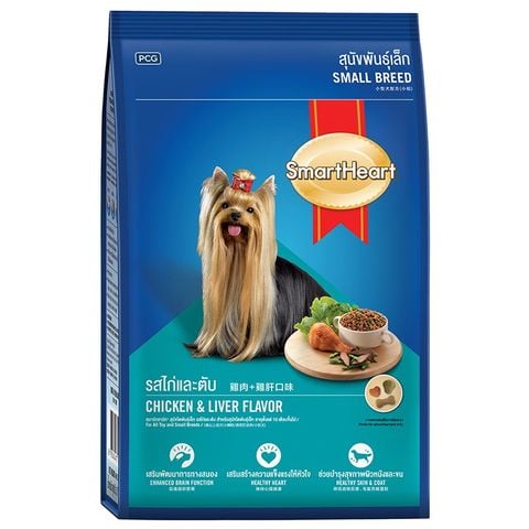  [Túi chiết 500g] Hạt Smartheart Cho Chó Nhỏ Vị Gà 