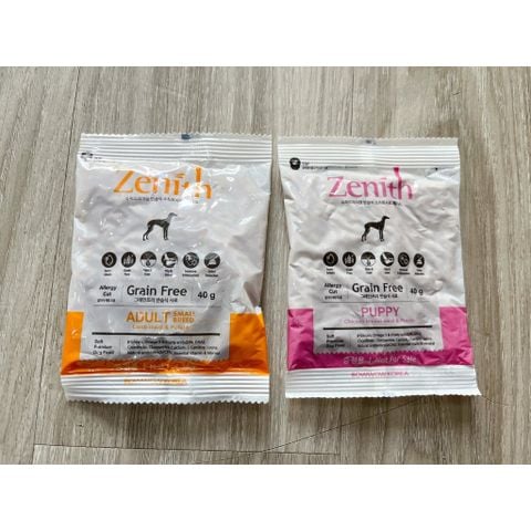  [Combo 5 gói] Mẫu Thử Hạt Mềm Zenith Cho Chó 40g 